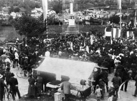 Piazza Boito 22-6-1924 Cerimonia monumento ai caduti
